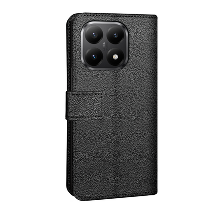 Classic Wallet Case - Xiaomi 15T - PU leather Book Case - Black