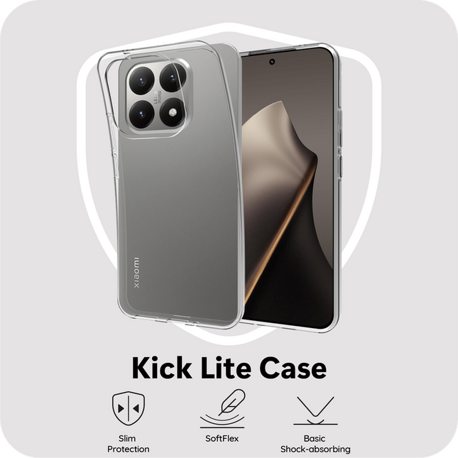 FlexLite Case - Xiaomi 15T - Soft TPU Back Cover - Clear