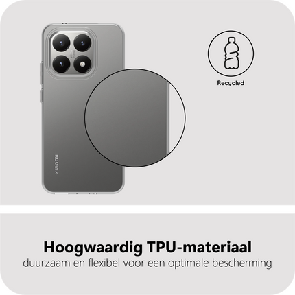 FlexLite Case - Xiaomi 15T - Soft TPU Back Cover - Clear