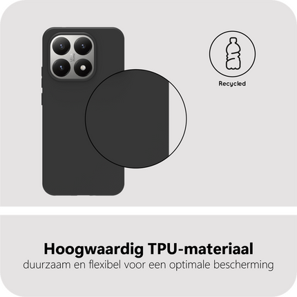 FlexLite Case - Xiaomi 15T - Soft TPU Back Cover - Black