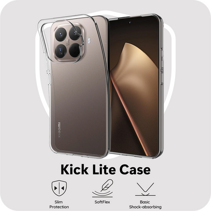 FlexLite Case - Xiaomi 15T Pro - Soft TPU Back Cover - Clear