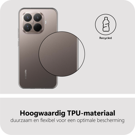 FlexLite Case - Xiaomi 15T Pro - Soft TPU Back Cover - Clear