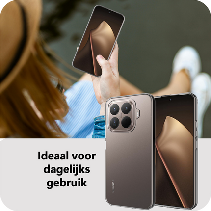 FlexLite Case - Xiaomi 15T Pro - Soft TPU Back Cover - Clear