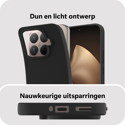FlexLite Case - Xiaomi 15T Pro - Soft TPU Back Cover - Black