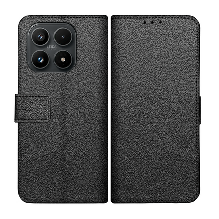 Classic Wallet Case - Xiaomi 17 - PU leather Book Case - Black