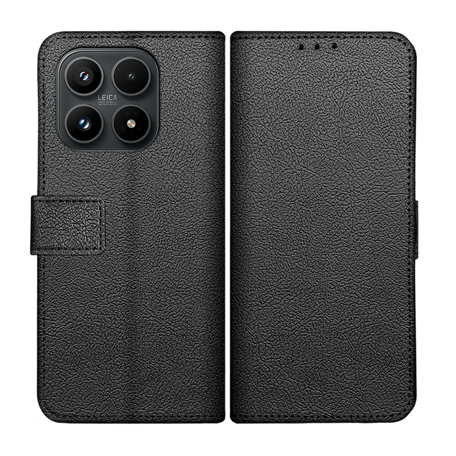 Classic Wallet Case - Xiaomi 17 - PU leather Book Case - Black