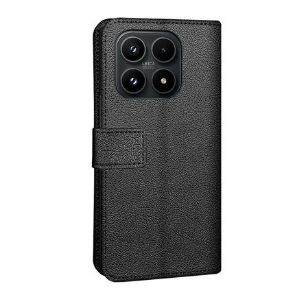 Classic Wallet Case - Xiaomi 17 - PU leather Book Case - Black