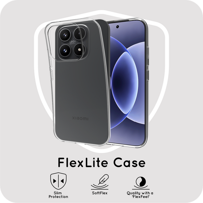 FlexLite Case - Xiaomi 17 - Soft TPU Back Cover - Clear