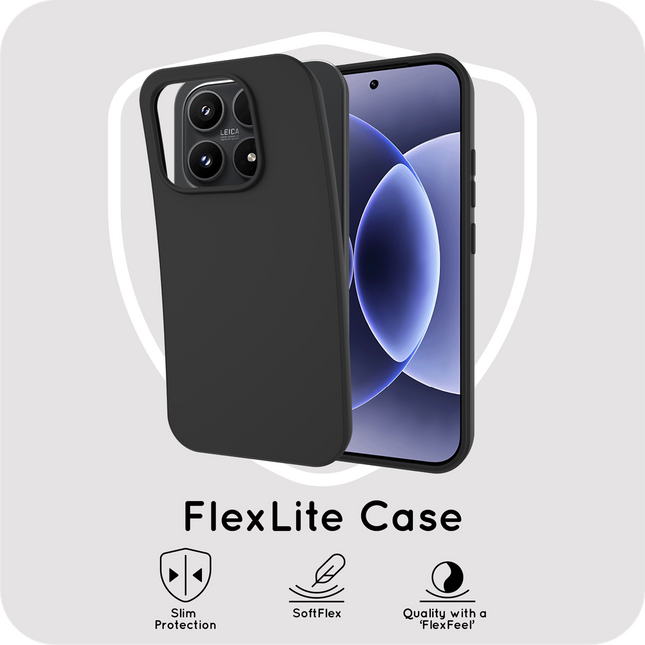 FlexLite Case - Xiaomi 17 - Soft TPU Back Cover - Black