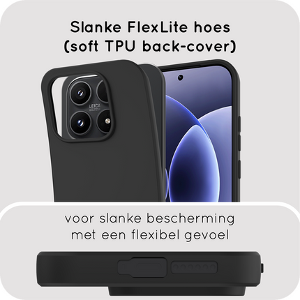FlexLite Case - Xiaomi 17 - Soft TPU Back Cover - Black
