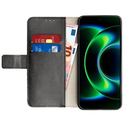 Classic Wallet Case - Xiaomi 17 Ultra - PU leather Book Case - Black