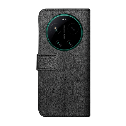 Classic Wallet Case - Xiaomi 17 Ultra - PU leather Book Case - Black
