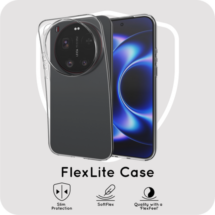 FlexLite Case - Xiaomi 17 Ultra - Soft TPU Back Cover - Clear