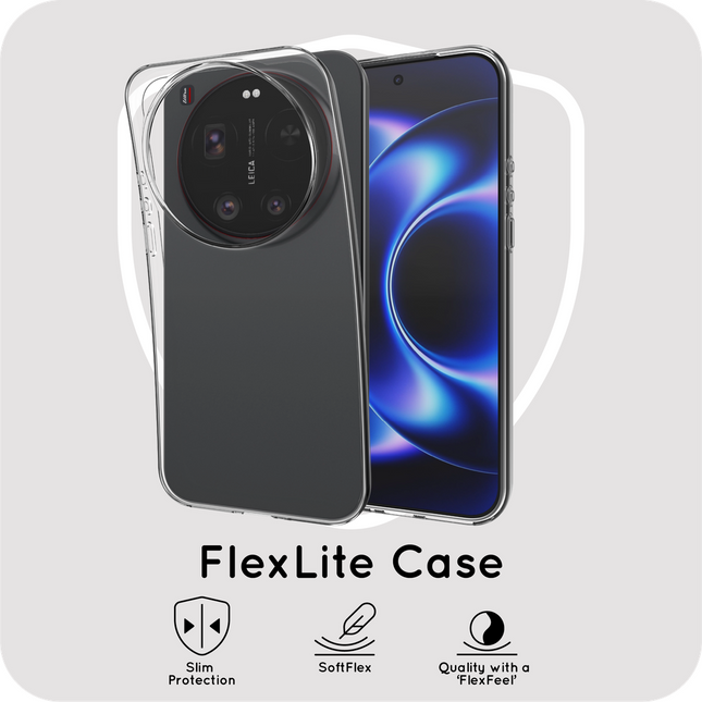 FlexLite Case - Xiaomi 17 Ultra - Soft TPU Back Cover - Clear
