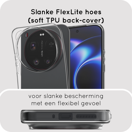 FlexLite Case - Xiaomi 17 Ultra - Soft TPU Back Cover - Clear