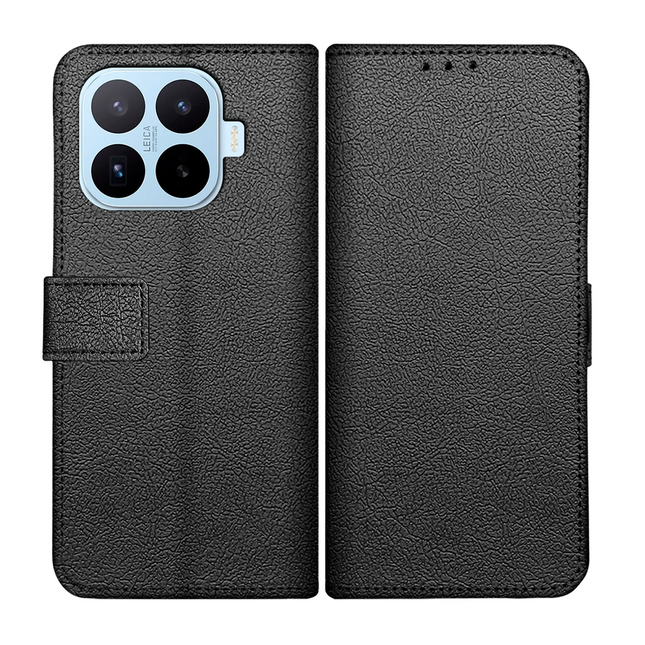 Classic Wallet Case - Xiaomi 17T - PU leather Book Case - Black