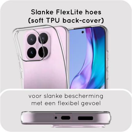 FlexLite Case - Xiaomi 17T - Soft TPU Back Cover - Clear