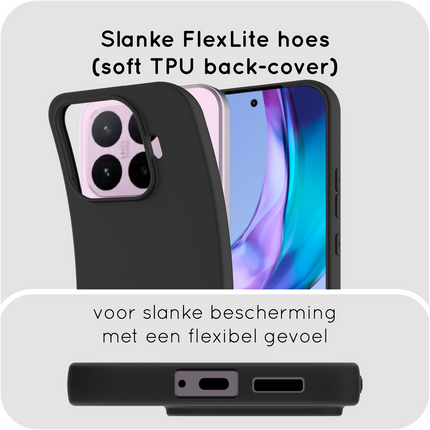 FlexLite Case - Xiaomi 17T - Soft TPU Back Cover - Black