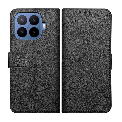 Classic Wallet Case - Xiaomi 17T Pro - PU leather Book Case - Black