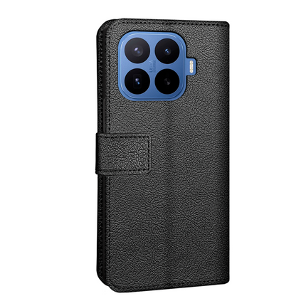 Classic Wallet Case - Xiaomi 17T Pro - PU leather Book Case - Black
