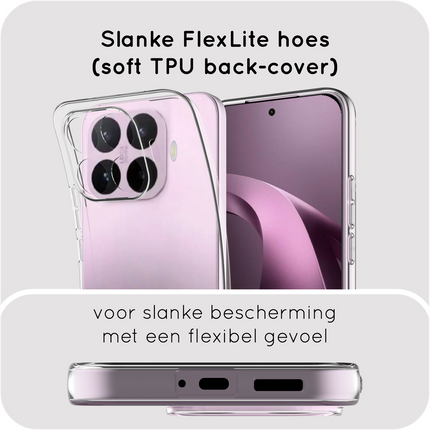 FlexLite Case - Xiaomi 17T Pro - Soft TPU Back Cover - Clear
