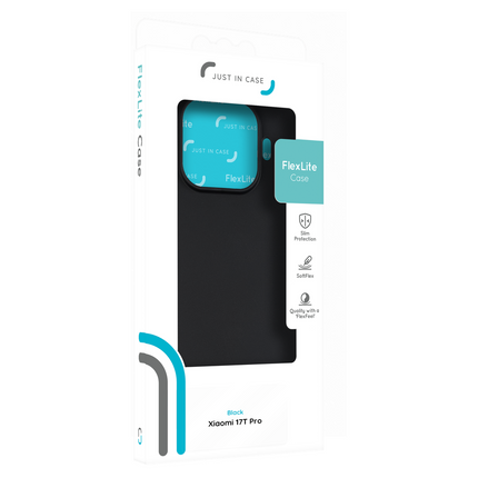 FlexLite Case - Xiaomi 17T Pro - Soft TPU Back Cover - Black