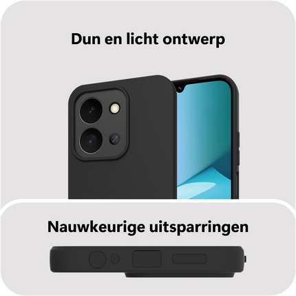 FlexLite Case - Xiaomi Poco C85 - Soft TPU Back Cover - Black