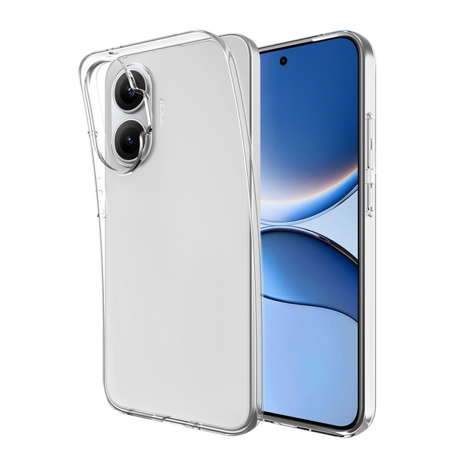 FlexLite Case - Xiaomi Poco F7 - Soft TPU Back Cover - Clear