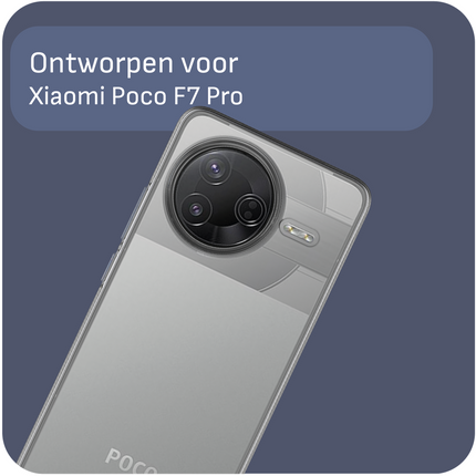 FlexLite Case - Xiaomi Poco F7 Pro - Soft TPU Back Cover - Clear