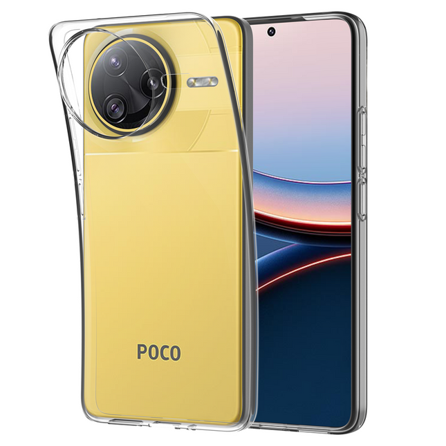 FlexLite Case - Xiaomi Poco F7 Ultra - Soft TPU Back Cover - Clear