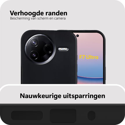 FlexLite Case - Xiaomi Poco F7 Ultra - Soft TPU Back Cover - Black