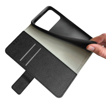Classic Wallet Case - Xiaomi Poco F8 Pro - PU leather Book Case - Black