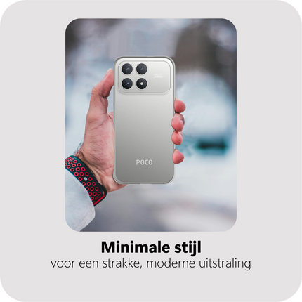 FlexLite Case - Xiaomi Poco F8 Pro - Soft TPU Back Cover - Clear