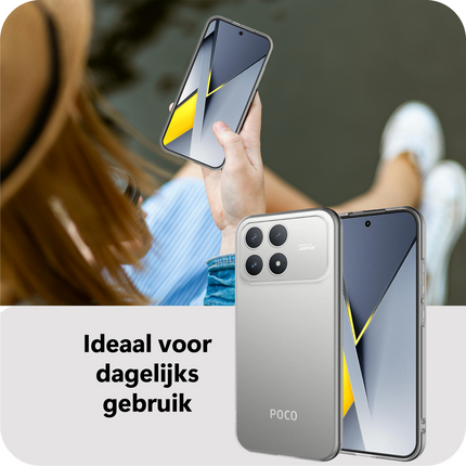 FlexLite Case - Xiaomi Poco F8 Pro - Soft TPU Back Cover - Clear
