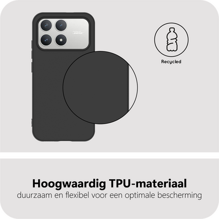 FlexLite Case - Xiaomi Poco F8 Pro - Soft TPU Back Cover - Black