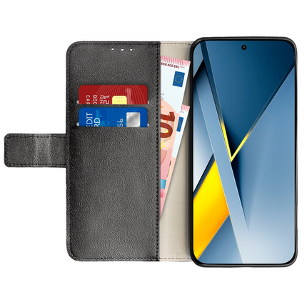 Classic Wallet Case - Xiaomi Poco F8 Ultra - PU leather Book Case - Black