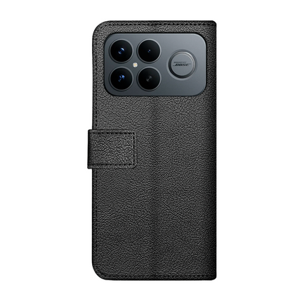 Classic Wallet Case - Xiaomi Poco F8 Ultra - PU leather Book Case - Black