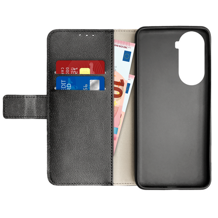 Classic Wallet Case - Xiaomi Poco M7 4G - PU leather Book Case - Black
