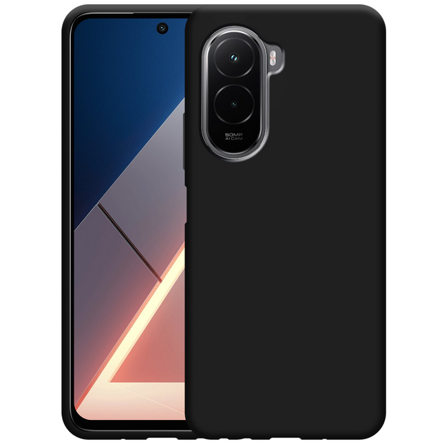 FlexLite Case - Xiaomi Poco M7 4G - Soft TPU Back Cover - Black