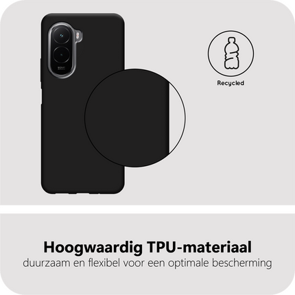 FlexLite Case - Xiaomi Poco M7 4G - Soft TPU Back Cover - Black