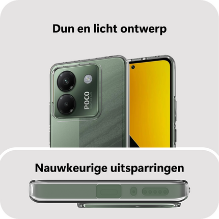 FlexLite Case - Xiaomi Poco M7 Pro - Soft TPU Back Cover - Clear