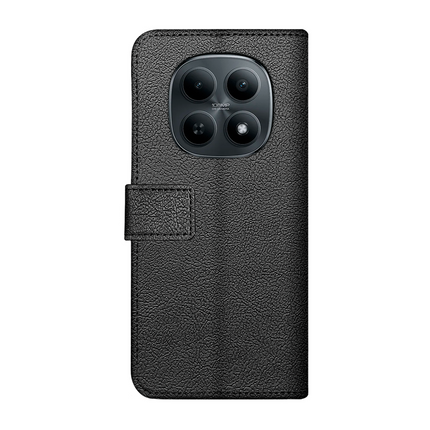 Classic Wallet Case - Xiaomi Poco M8 (5G) - PU leather Book Case - Black