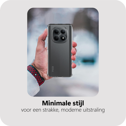 FlexLite Case - Xiaomi Poco M8 (5G) - Soft TPU Back Cover - Clear