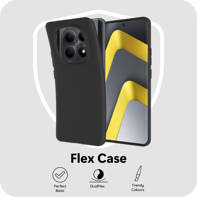 FlexLite Case - Xiaomi Poco M8 (5G) - Soft TPU Back Cover - Black