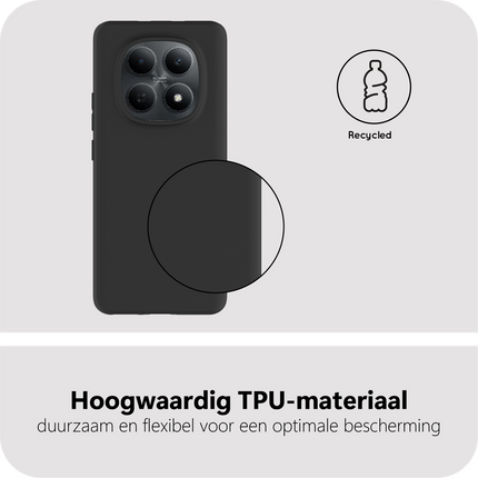 FlexLite Case - Xiaomi Poco M8 (5G) - Soft TPU Back Cover - Black