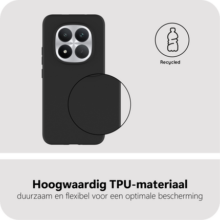 FlexLite Case - Xiaomi Poco M8 Pro (5G) - Soft TPU Back Cover - Black