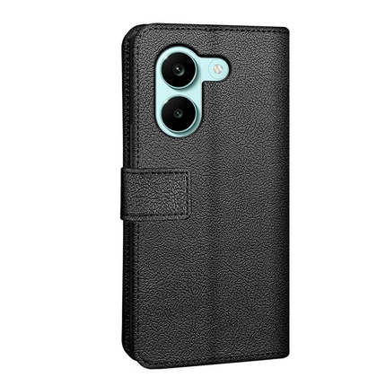 Classic Wallet Case - Xiaomi Poco X8 Pro - PU leather Book Case - Black