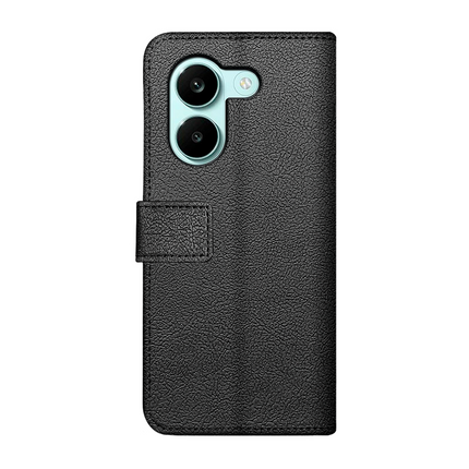 Classic Wallet Case - Xiaomi Poco X8 Pro - PU leather Book Case - Black
