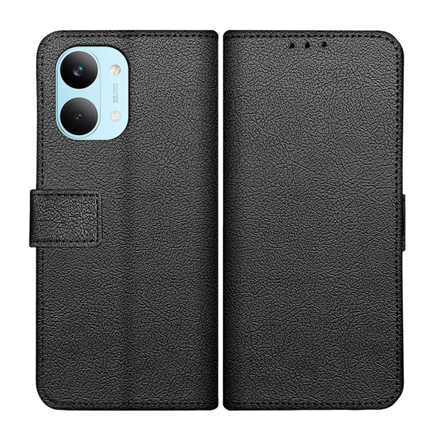 Classic Wallet Case - Xiaomi Poco X8 Pro Max - PU leather Book Case - Black