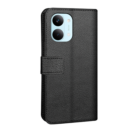 Classic Wallet Case - Xiaomi Poco X8 Pro Max - PU leather Book Case - Black